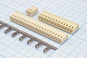Гнездо питания H1, 10 контактов, шаг 2.5, на кабель, H1-10 конт[4]; №2179 гн пит H1\1x10\P2,5\каб\\H1-10 конт[4]