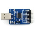 FT245 USB FIFO Board (type A), Преобразователь USB-FIFO на базе FT245 с разъемом USB-A