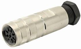 C091 11D012 001 2, Circular DIN Connectors F CBL CONN 12CONTACT 6-8MM