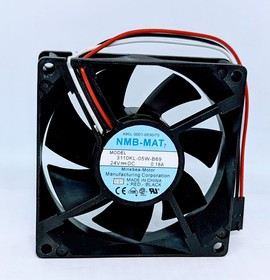 Вентилятор NMB-MAT 3110KL-05W-B69 ( RH7-5294 / RH7-1658 / RH7-5297 / RH7-5296 / RH7-1661) 80x25мм 24V 0.14A / 0.18A OEM