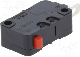 D3V-16-2A5, Микропереключатель SNAP ACTION, без рычага, SPST-NC, 16A/250ВАС
