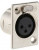 NC3FP-1, XLR Connectors 3C FEMALE NICKEL Sldr silver contacts