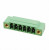 1843839, Pluggable Terminal Blocks 6 Pos 3.5mm pitch Through Hole Header