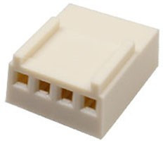 HU-4 (DS1070-4 F), Розетка на кабель c контактами 2.54мм 4pin HU-4 (DS1070-4 F), Розетка на кабель c контактами 2.54мм 4pin