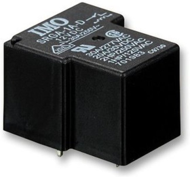 SRGA-1A-SL-24VDC, Универсальное реле, серия SRG, силовое, без защелки, SPST-NO, 24В DC, 30А SRGA-1A-SL-24VDC, Универсальное реле, серия SRG, силовое, без защелки, SPST-NO, 24В DC, 30А