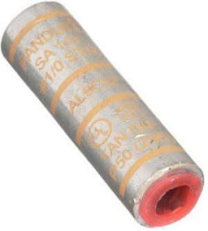SA1/0-X, TERMINAL, BUTT SPLICE, 1/0AWG, UNINSUL SA1/0-X, TERMINAL, BUTT SPLICE, 1/0AWG, UNINSUL
