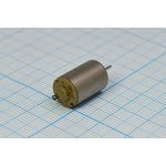 Двигатель 1,3В, 0,52А, скорость(об/мин) 14350, размер 10x16m23, QX-10-N