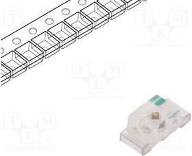 RF-YUB191TS-AE, LED; SMD; 0603; yellow; 150?280mcd; 1.6x0.8x0.7mm; 140°; 1.8?2.4V