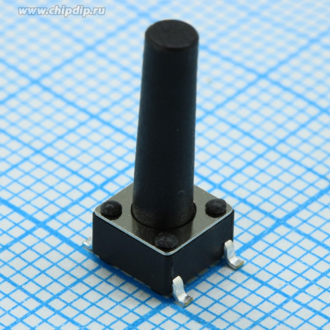 IT-1102WJ8-160G-G, кнопка тактовая 6х6 SMD h=16мм