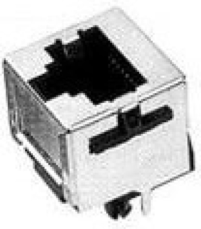 2-1734858-3, Modular Connectors / Ethernet Connectors RJ11 8P8CT OP ENTRY SMT 30u