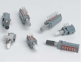 PBH2UEENAG1RWHT, Pushbutton Switches 100mA 30VDC Latching PC Pin