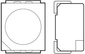 HSMG-A100-L02J1, Светодиод, Зеленый, SMD (Поверхностный Монтаж), PLCC-2, 20 мА, 2.2 В
