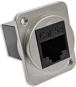 EHRJ45D5E440, ADAPTER, RJ45 JACK-JACK, 8P8C, CAT5E