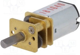 POLOLU-2213, Двигатель постоянного тока, 3-9ВDC, HP, 630об./мин, 50 1