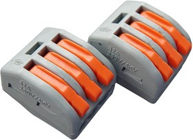 General Клемма универсальная монтажная 3-проводная 50шт 800482 GTER2-03