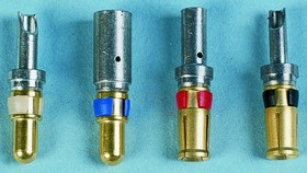 8638PPS1505LF, Amphenol FCI, DW Series, Male Solder D-Sub Connector Power Contact, Gold over Nickel Power, 14 AWG 8638PPS1505LF, Amphenol FCI, DW Series, Male Solder D-Sub Connector Power Contact, Gold over Nickel Power, 14 AWG