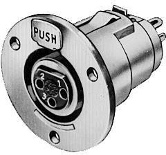 C4F, XLR Connectors 4 PIN FEMALE RECEPT