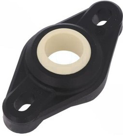 2 Hole Flange Bearing Unit, EFOM-10, 10mm ID