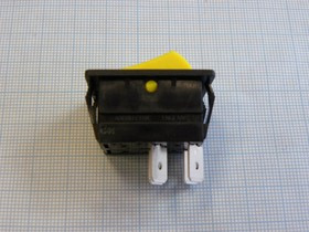 DS C1550AL желтый, 2 положения, 2 группы на замыкание, желтый, без подсветки, Arcolectric Англия DS C1550AL желтый, 2 положения, 2 группы на замыкание, желтый, без подсветки, Arcolectric Англия