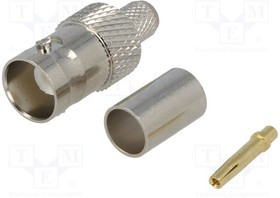 BNC-110, Вилка BNC обжимная кабель RG59 75Ом