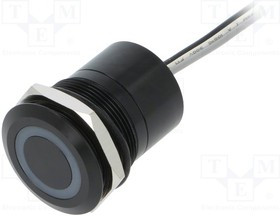 BG-MC25LOBRG, Переключатель: емкостный, Пол: 2, SPST-NO, 0,01A/12ВDC, IP68, 20мОм