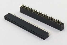 Разъем PBD-2x25 розетка, шаг P2.54, контакты 50P, монтаж на плату