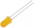 HLMP-3401, Светодиод, Желтый, Сквозное Отверстие, T-1 3/4 (5mm), 10 мА, 2 В, 585 нм