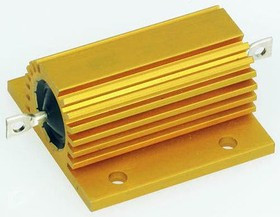 HS100-4R7J, Резистор: проволочный, с радиатором, винтами, 4,7Ом, 100Вт, ±5%