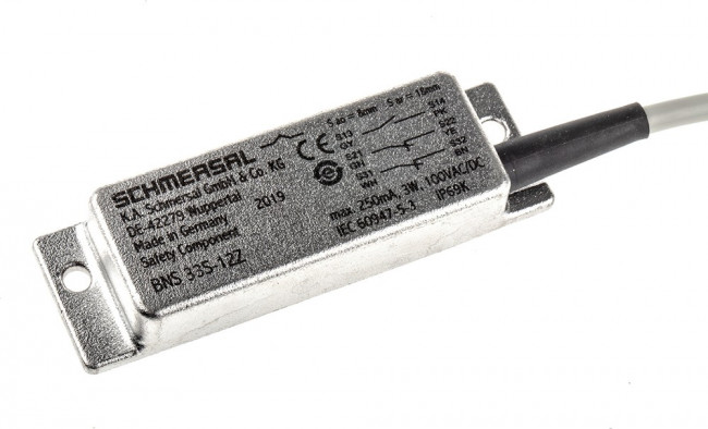 BNS 33S-12Z, BNS33 Series Magnetic Safety Switch, 100V ac/dc, Stainless Steel Housing, Cable BNS 33S-12Z, BNS33 Series Magnetic Safety Switch, 100V ac/dc, Stainless Steel Housing, Cable