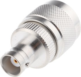 33_N-BNC-50-1/133_UE, RF Adapter, Straight, N Plug - BNC Socket, 50Ohm