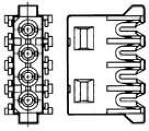 794036-4, Pin & Socket Connectors 04P CMNL IDC PLUG CO 794036-4, Pin & Socket Connectors 04P CMNL IDC PLUG CO