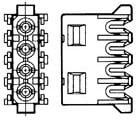 794036-4, Pin &amp; Socket Connectors 04P CMNL IDC PLUG CO
