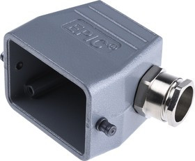 10012000+12.9543, H-B Heavy Duty Power Connector Hood, 24 Contacts, PG13.5 Thread