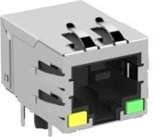203198-E, Modular Connectors / Ethernet Connectors MJIM IM 1X1 S 88 GF5 X R THRU * L1A M3D0