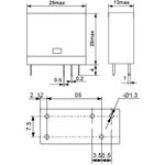 Промежуточное реле; 1 перекидной контакта 8А ~ 230В AC RP251823000