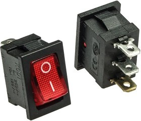 KCD1-101N-C3 R/3P on-off, Клавишный переключатель KCD1-101N-C3 R/3P, ON-OFF