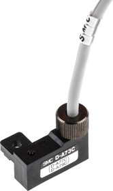 D-A73C, D-A7 Series Reed Switch, 0.5m Fly Lead, Rail Mounted