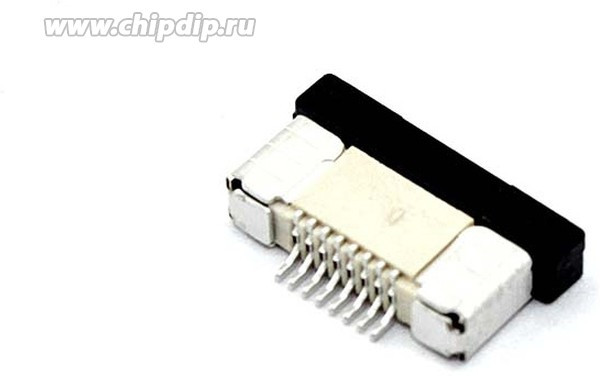 Разъем FPC Half Coverage Bottom Contact 0.5K-BX-8PWB 8 pin высота 2мм шаг 0,5мм