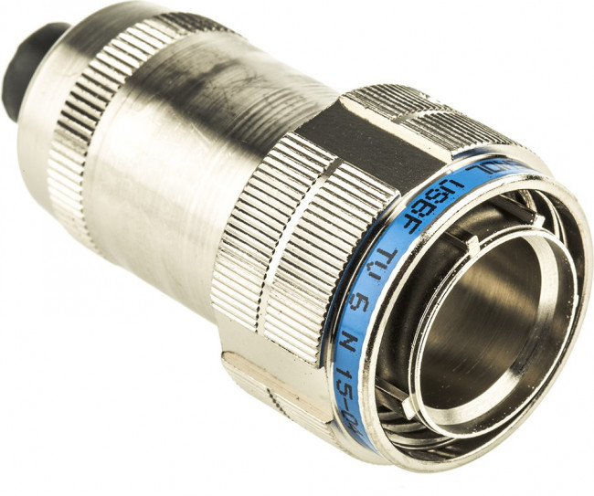 USBF TV 6 N, Герметичный разъем USB, USB Типа A, USB 2.0, Штекер, 4 Позиции, Монтаж на Кабель, IP67