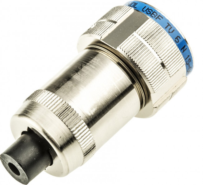 USBF TV 6 N, Герметичный разъем USB, USB Типа A, USB 2.0, Штекер, 4 Позиции, Монтаж на Кабель, IP67