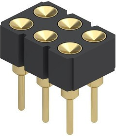 419-10-206-00-006000, Pin & Socket Connectors .100" 6P 2R SPRING MATE W/.042" PLNGR 419-10-206-00-006000, Pin & Socket Connectors .100" 6P 2R SPRING MATE W/.042" PLNGR