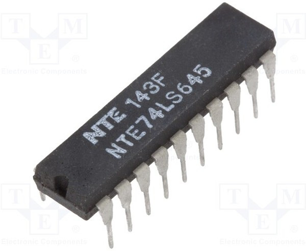 NTE74LS645, IC: digital; bus transceiver; Ch: 8; TTL; THT; DIP20; OUT: 3-state NTE74LS645, IC: digital; bus transceiver; Ch: 8; TTL; THT; DIP20; OUT: 3-state