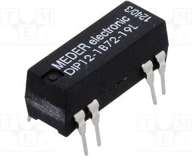 DIP12-1B72-19L, Реле герконовое SPST-N