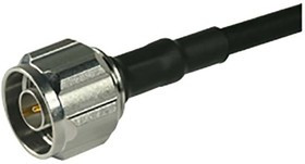 11_N-50-4-10/133_NH, Straight Cable Mount, N Connector , Plug, Coaxial