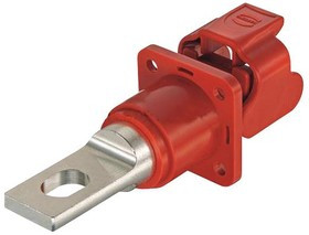 09930010304, HOUSING, BULKHEAD, 1 LEVER, RED