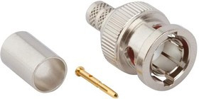 112957-11, RF Connectors / Coaxial Connectors BNC Straight Crimp Plug for B1694A75Ohm