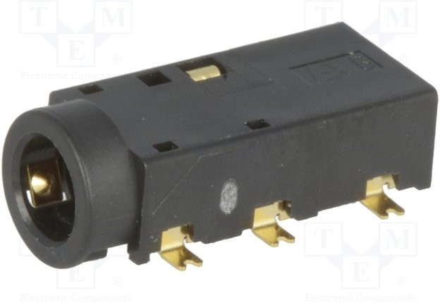 1503 15 VP3, Conn 3.5MM Stereo Jack F 4 POS Solder RA SMD 4 Terminal 1 Port Reel 1503 15 VP3, Conn 3.5MM Stereo Jack F 4 POS Solder RA SMD 4 Terminal 1 Port Reel