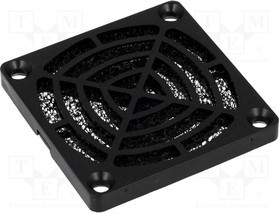 LFT60FI30, Решетка, с фильтром, 60x60мм, Мат-л пластик, 30ppi