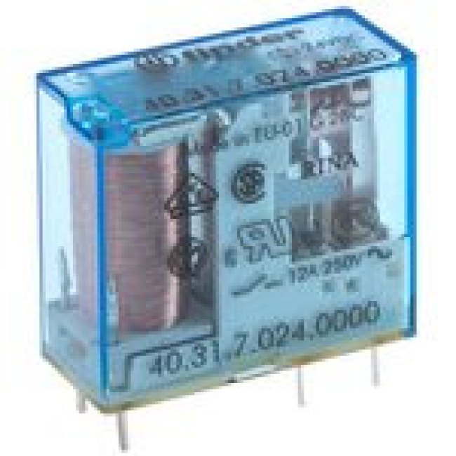 40.31.7.024.0000, Реле 1 переключ. 24VDC, 10A/230VAC SPDT