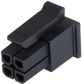 43025-0410, Headers &amp; Wire Housings MicroFit Rec Hsg DR 4Ckt GW